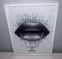 Image 2 of SILVER GLOSSY LIP PRINT 