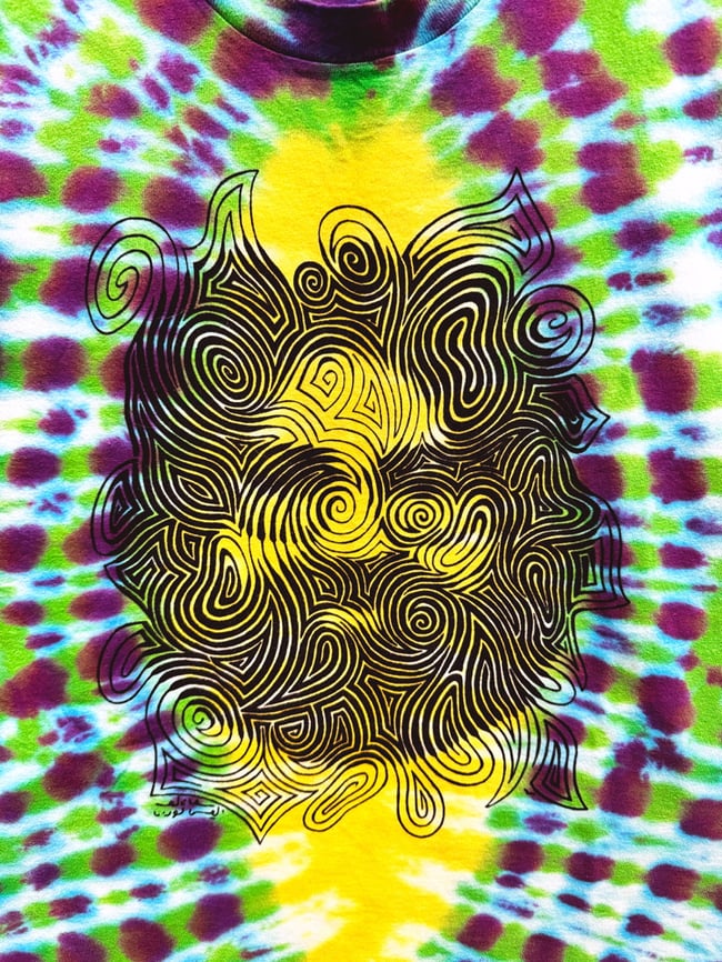 Grateful Dead ‘Optical Illusion Jerry’ Lot T-Shirt - Size L (long)