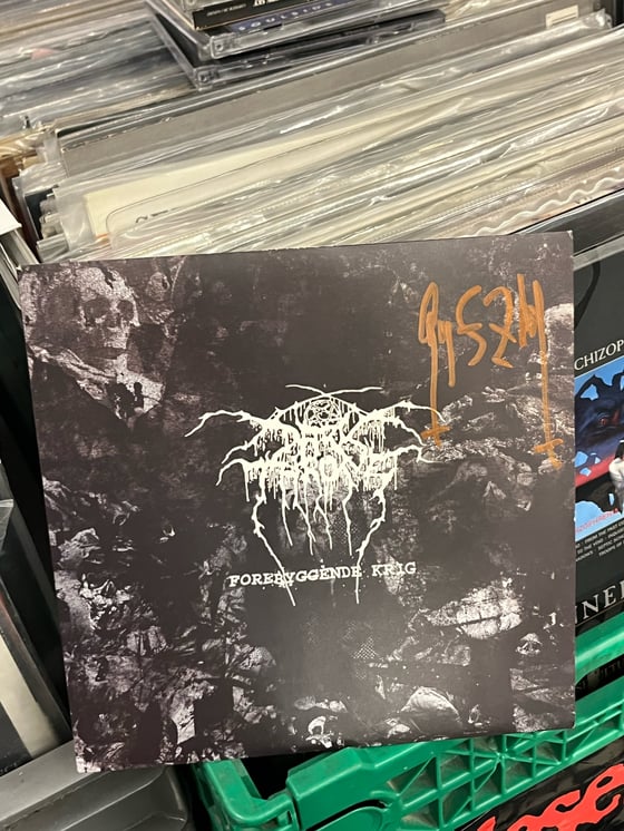 Image of 7’’ Darkthrone Forebyggende Krig SIGNED