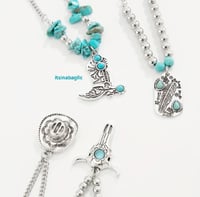 Image 2 of Turquoise Western Set