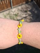 Image 2 of Sunflower beaded Bracelet 