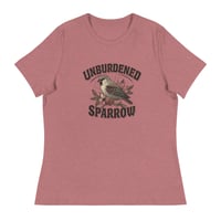 Image 1 of Unburdened Sparrow Logo Women's Relaxed T-Shirt