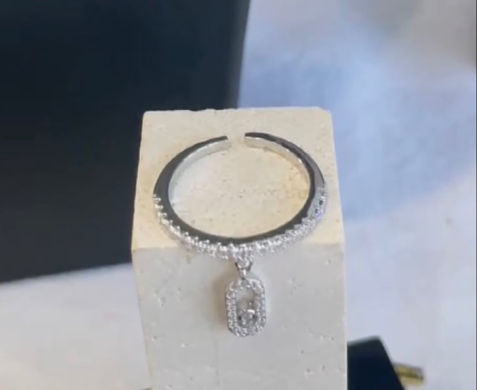 Messika 18 gold plated silver set