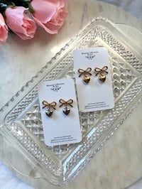 Image 1 of Bow with hearts