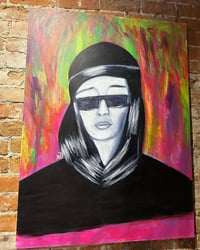 Image 2 of Aaliyah One In A Million Original  Acrylic Painting 30X40
