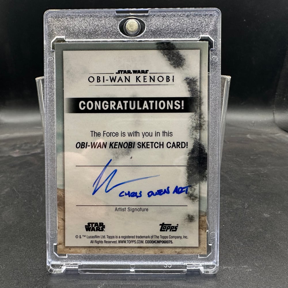 Topps Star Wars Darth Vader (Kenobi) Sketch Card
