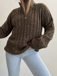 Image 2 of 00s brown sweater // L 