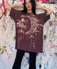 Image 3 of ‘IN YOUR ORBIT’ BLEACH PAINTED T-SHIRT 2XL