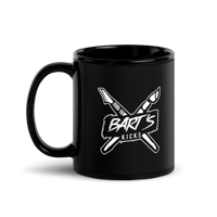 Image 2 of Double Sided Logo Black Mug