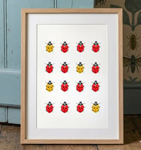 Image 1 of Ladybugs Art Print, Digital Download Wall Art