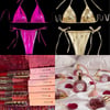 LIPGLOSSES 💄& Fuchsia & Gold Baithing Suits👙Perfume💓✨🪩