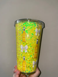 Image 3 of yellow cruiser 16oz acrylic snowglobe 