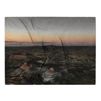 Image 2 of Soft Throw Blanket North Dakota Badlands