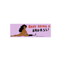 Image 1 of Busy badass bumper sticker 