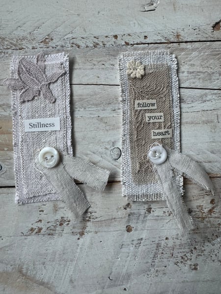 Image of Collection of vintage fabric snippets •4