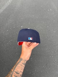 Image 4 of MULTI TONE NAVY GREY BALTIMORE ORIOLES CUSTOM FITTED CAP