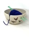 Image of Large HEN Decorated Yarn Bowl 
