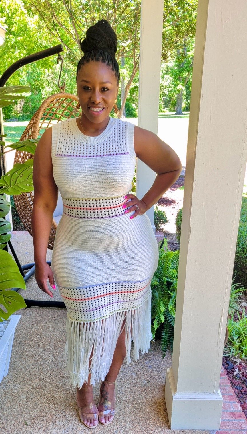 Image of Talk Back Knit Dress