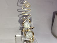 Image 5 of Long Amozonite Adjectable ring 