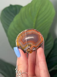 OMBRE RED RING LAGUNA AGATE