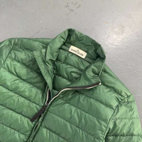 Image of SS 2012 Stone Island Micro Rip Den down jacket, size small