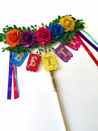 Image 1 of MEXCIAN FIESTA CAKETOPPER + VIDEO TUTORIAL 