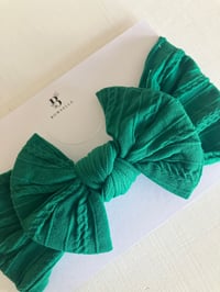 Bottle green headwrap 