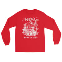Image 2 of N8NOFACE "First Date" by Pinche Hans Men’s Long Sleeve Shirt (+ more colors)