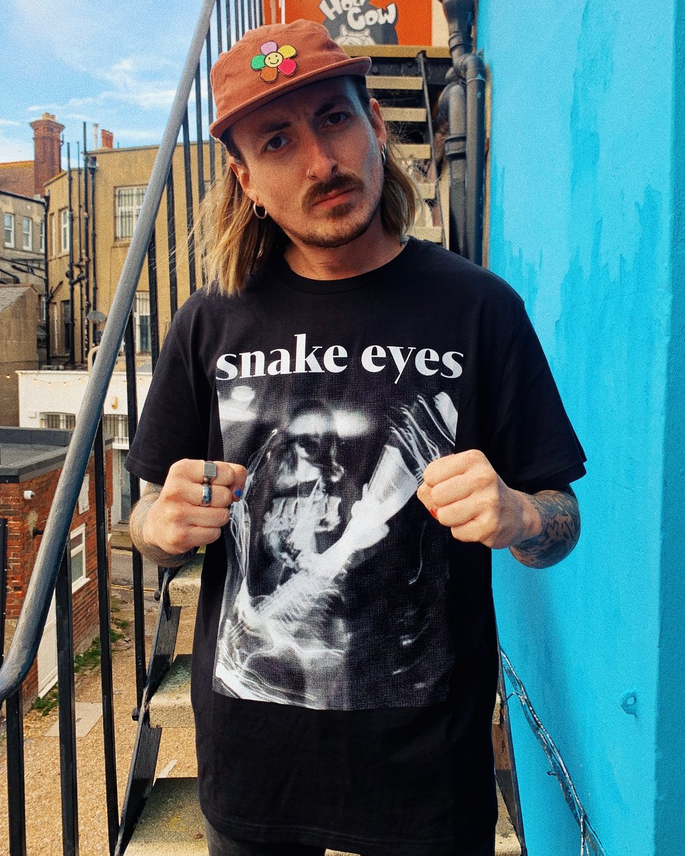 bleach rip tee