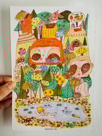 Pond of conciseness drawing