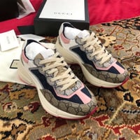 Image 2 of Preorder Women GG Rhyton Sneakers