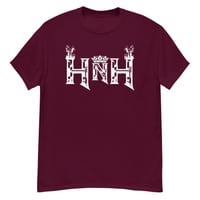 Image 2 of HNH Crown & Flame T-Shirt (White Print)