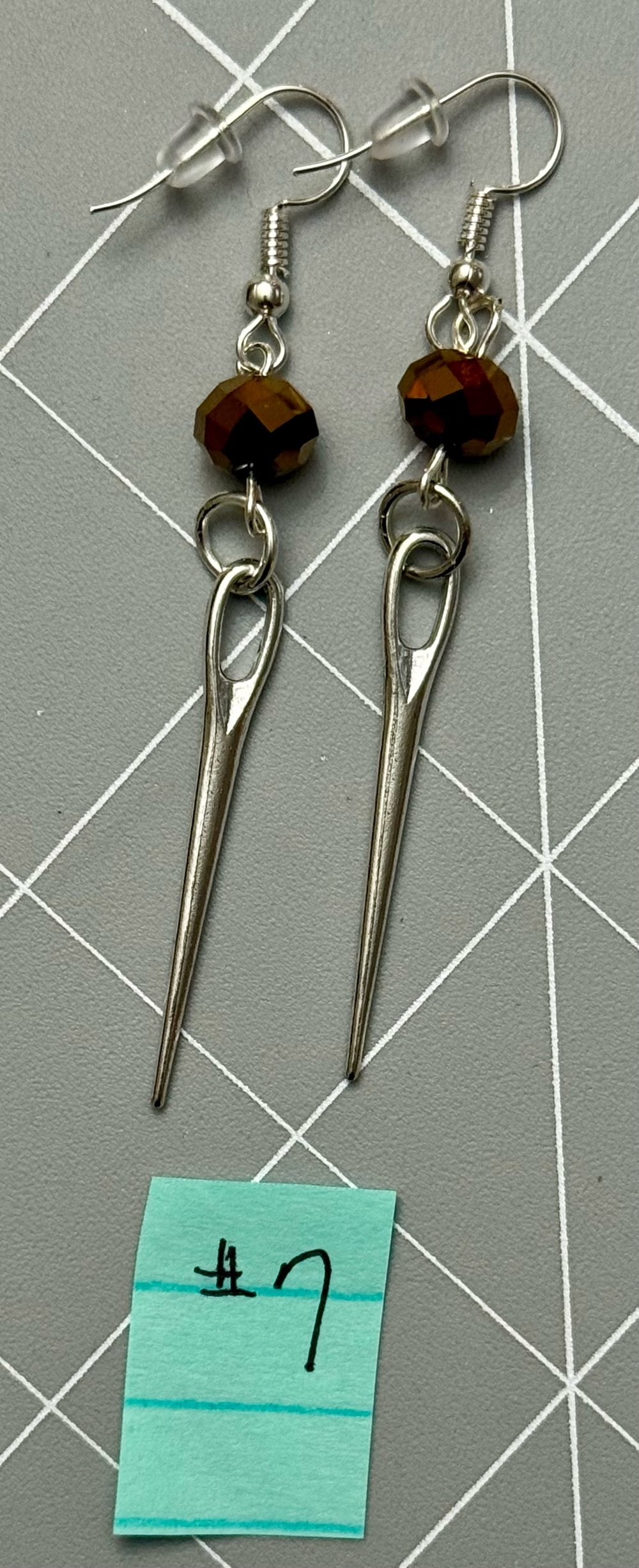 Image of Sewing Needle Earrings