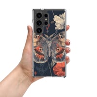 Image 3 of Grunge Goth Style Cottagecore Moth Clear Case for Samsung®