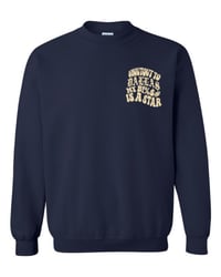 Image 1 of DALLAS STAR CREWNECK (NAVY/CRM)