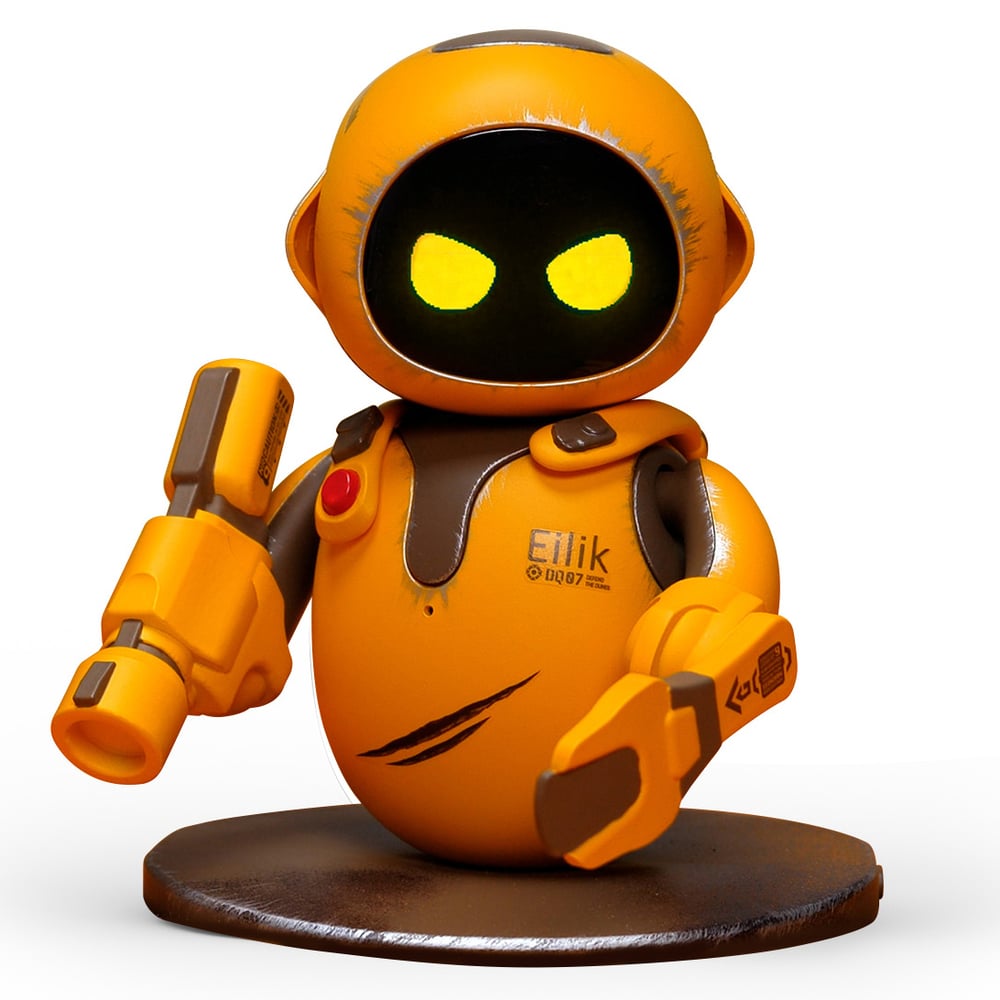 Image of Eilik DQ - Touch Interactive Toys, Cute Robot Pets with Abundant Emotions. Idle Animations&Exclusive