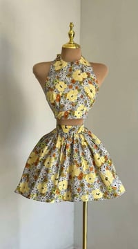 Image 2 of Blossom mini skirt set
