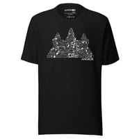 Image 1 of Floral Temple Tee - Black 