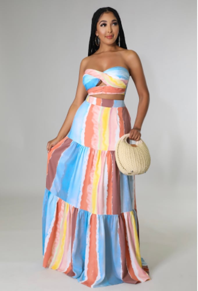 Image of  Two Piece Skirt Set
