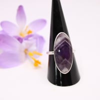 Image 2 of Amethyst Chevron Ring 