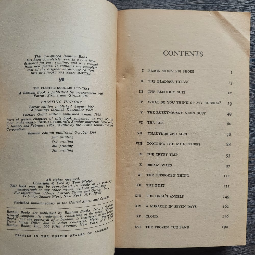 The Electric Kool-Aid Acid Test, by Tom Wolfe