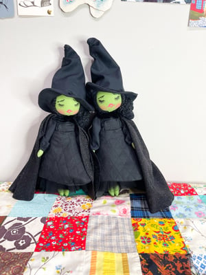 Image of Elphaba Inspired Small Art doll