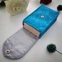 Blue brocade tarot case copy