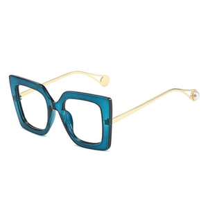 Image of Large frame square glasses