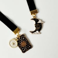Image 2 of The Sun and Moon Velvet Bookmark