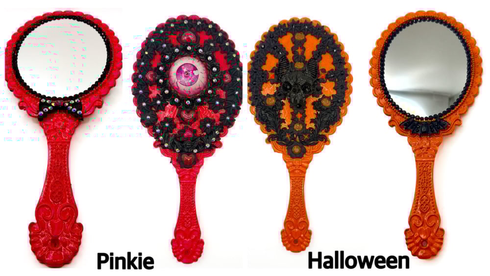 Image of Frosted Hand Mirror