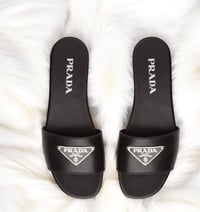 Image 2 of BLACK PRADA SLIDES