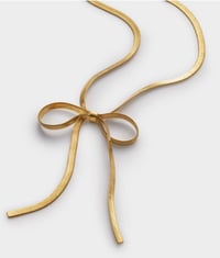 Image 1 of Katie Loxton Gold Bow Waterproof Necklace