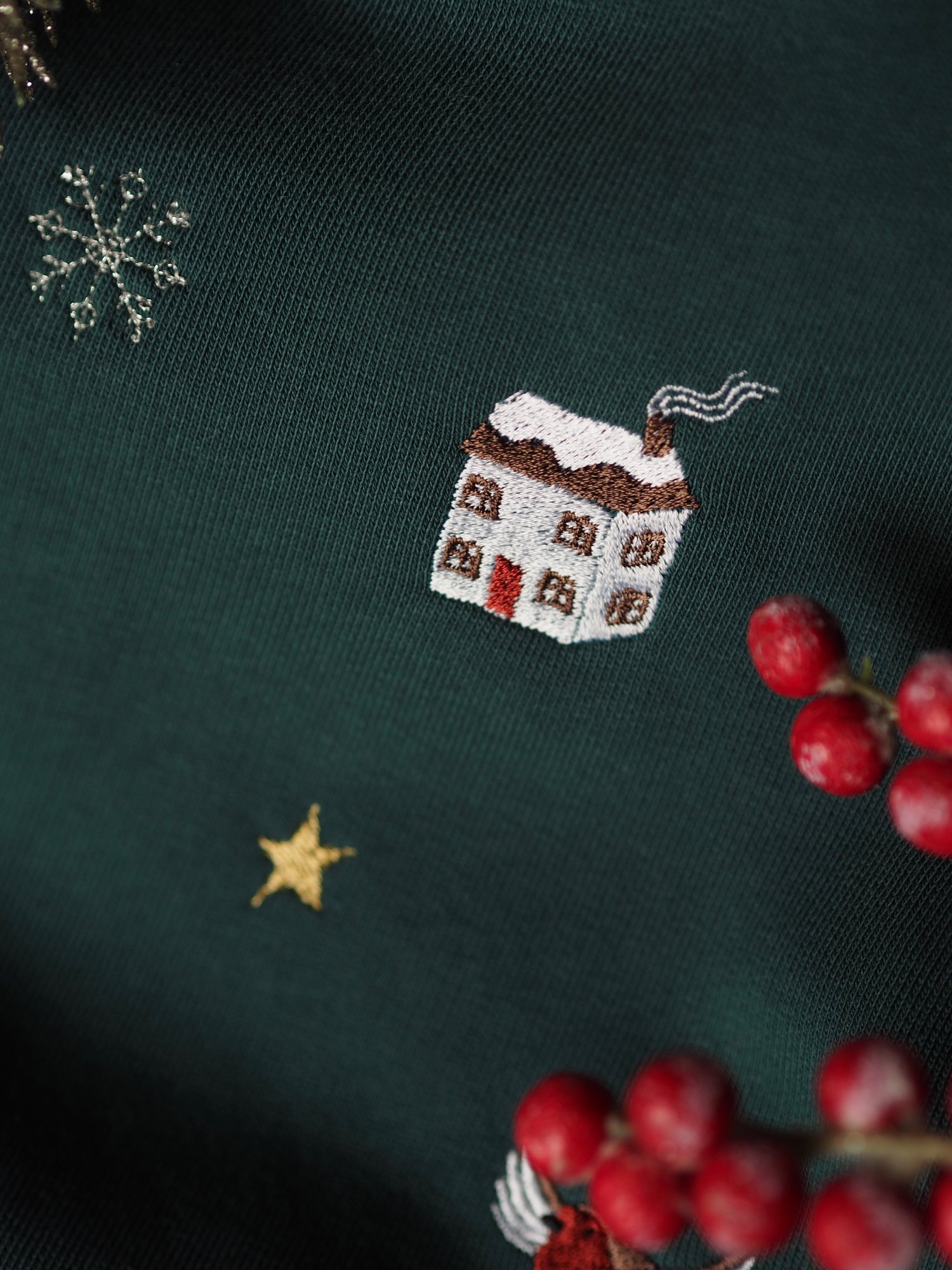 Image of Christmas Sprinkles - Glazed Green Sweater