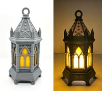 Yellow - Dark Grey Lantern / Nightlight
